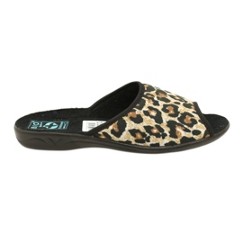 Adanex 16833 women's leopard slippers black Adanex 16833 women's leopard slippers black