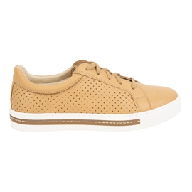 WASAK Women's shoes leather sneakers 0675W brown WASAK Women's shoes leather sneakers 0675W brown