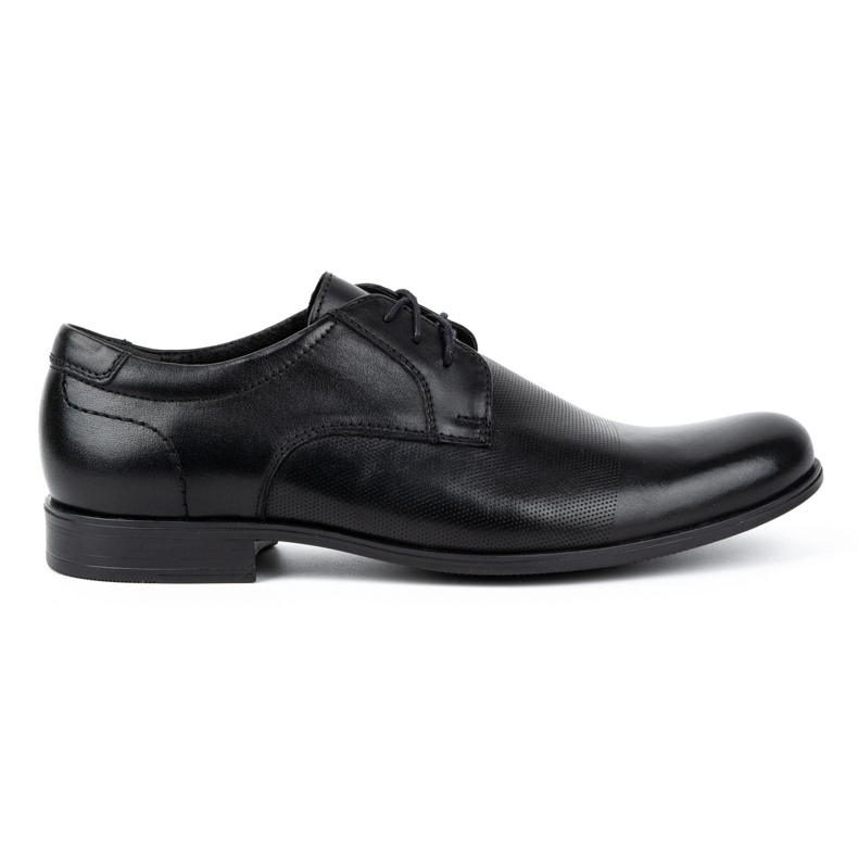 Kampol Men's elegant leather shoes 344KAM black Kampol Men's elegant leather shoes 344KAM black