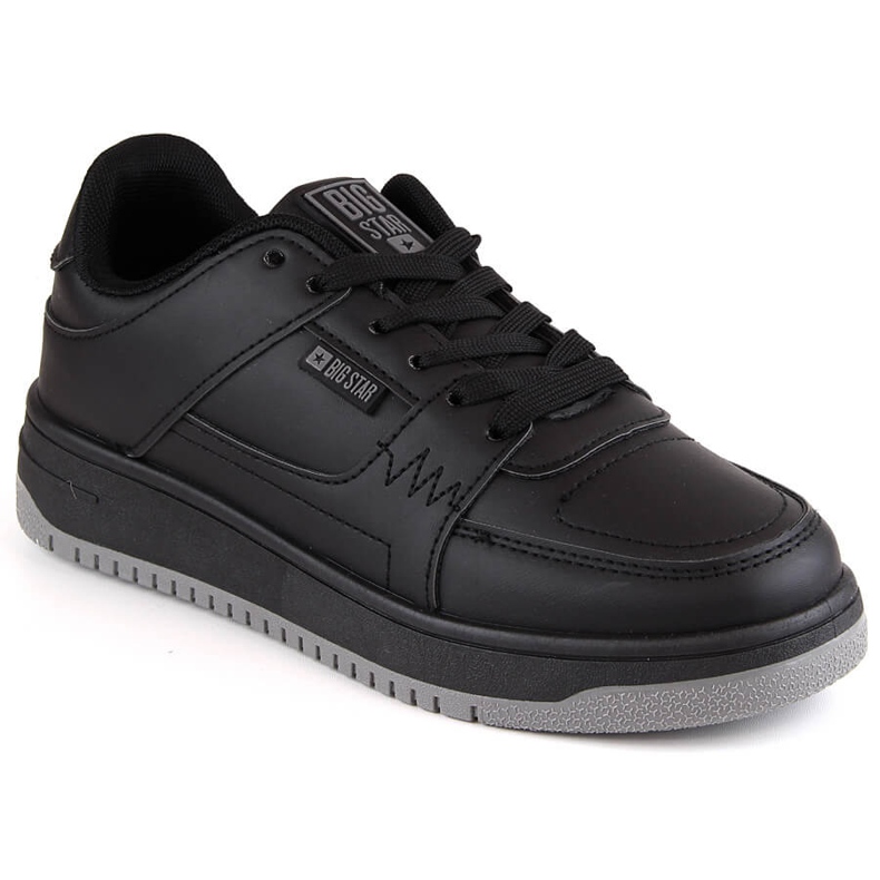 Sport shoes laced sneakers black Big Star MM274353