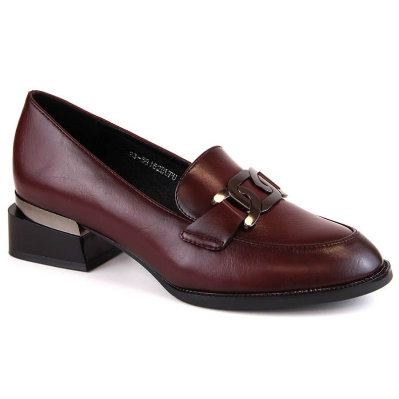Flat shoes Vinceza W JAN233B burgundy violet