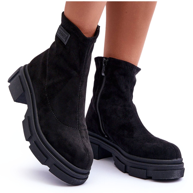 Vergilia Suede Classic Warm Boots Black