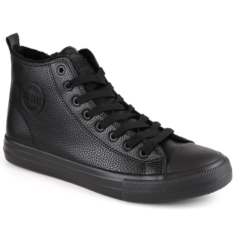Men's high insulated black sneakers Big Star MM174012