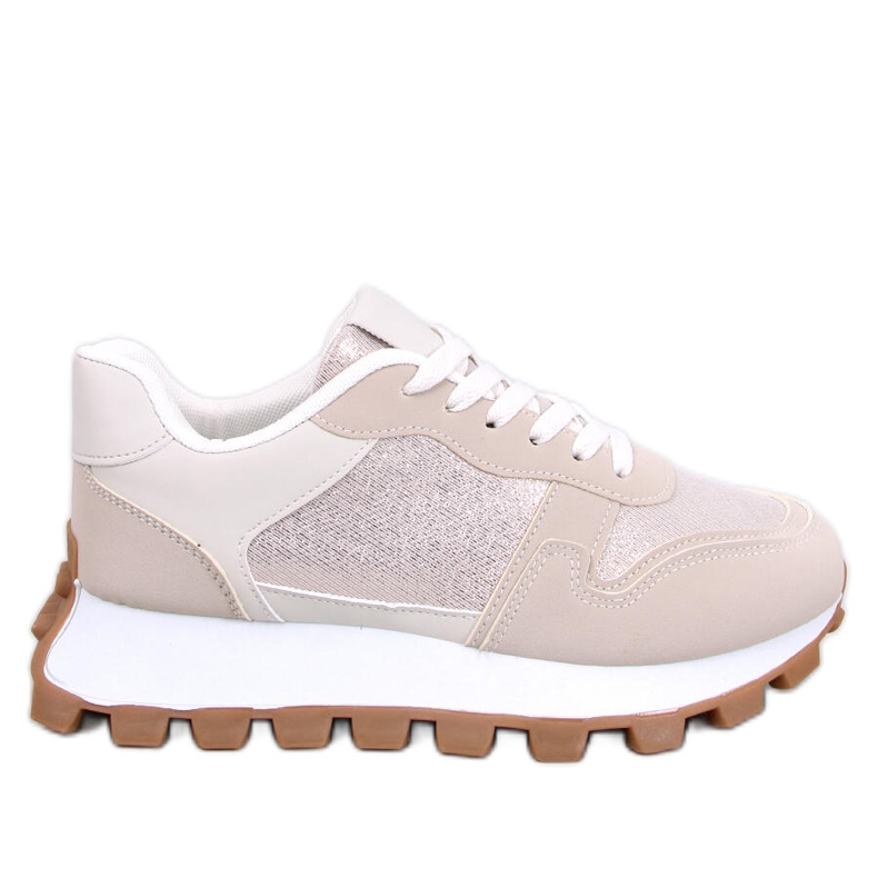 Bois Beige high-soled sneakers