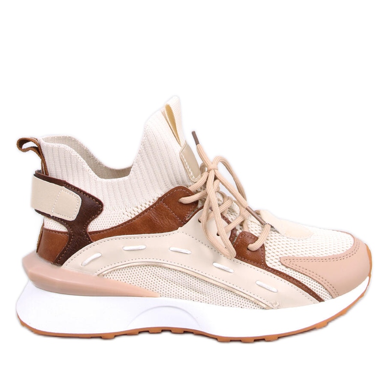 Boyce Beige sock sneakers