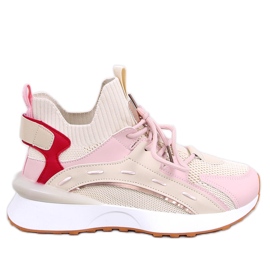 Boyce Pink sock sneakers