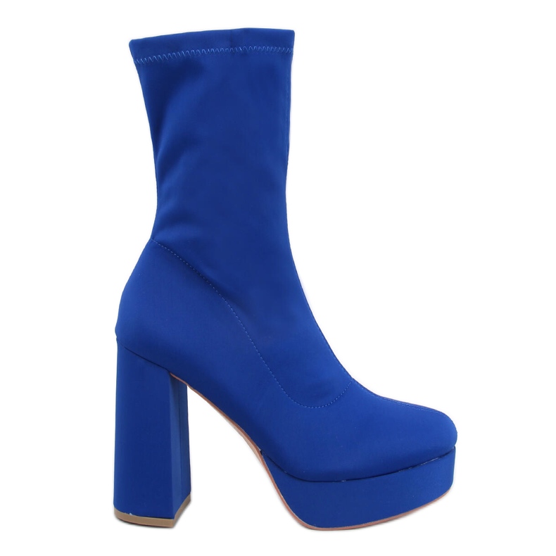 Baldacci Blue platform boots