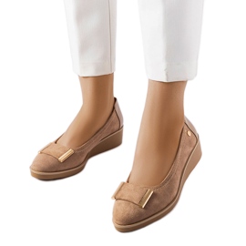 Inna Ballerinas with a leather footbed from Kajla black