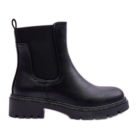 Women's Leather Jodhpur Boots Black Crowder