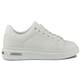 Classic white women's sports shoes