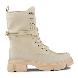 Garlin women's high-tied boots beige