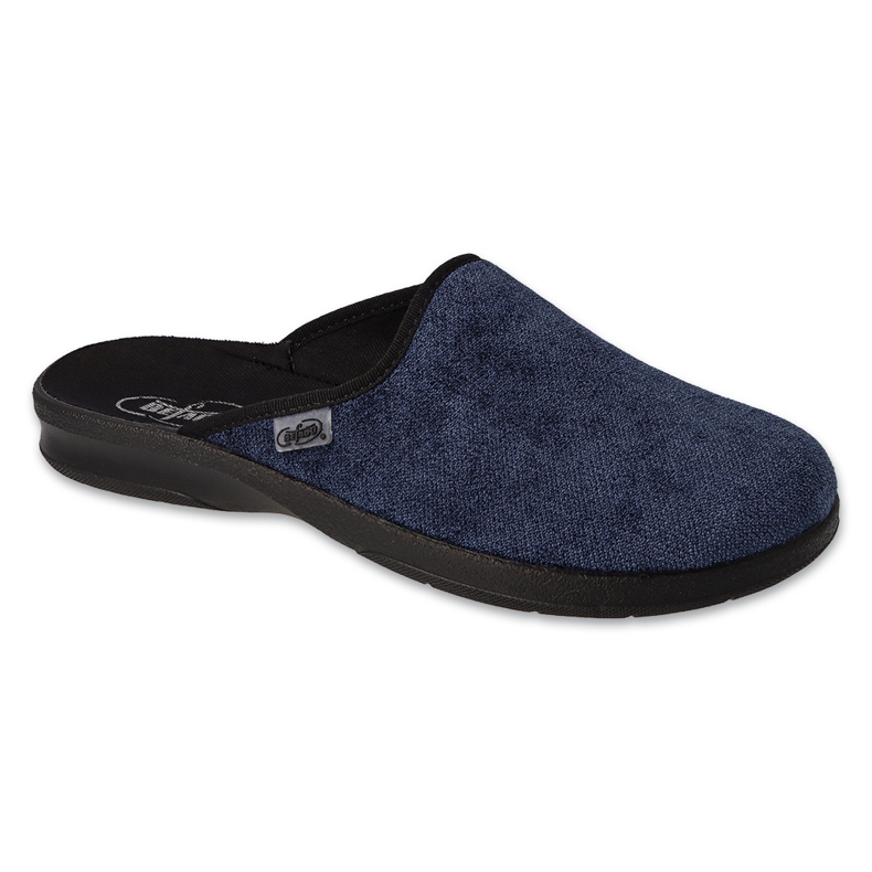 Befado men's pu slippers 548M033 navy blue