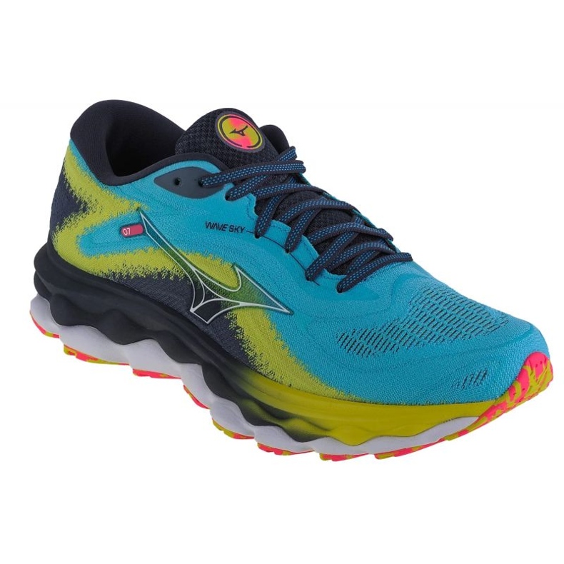 Mizuno Wave Sky 7 M J1GC230203 shoes blue
