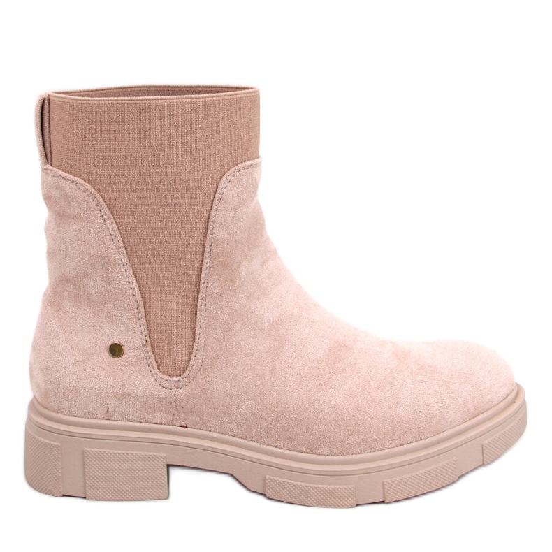 Mead Khaki women's Chelsea boots beige