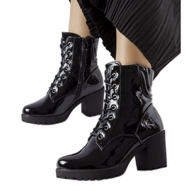 Black insulated ankle boots from Lanza