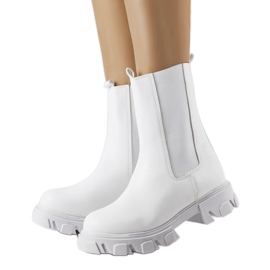 Vallejo white worker boots