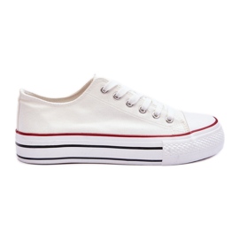 FB3 Classic Low Platform Sneakers White Jazlyn