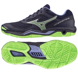 Handball shoes Mizuno Wave Phantom 3 M X1GA226011 navy blue blue Handball shoes Mizuno Wave Phantom 3 M X1GA226011 navy blue blue