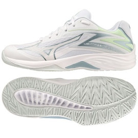 Mizuno Lightning Star Z7 Jr V1GD230335 volleyball shoes white white