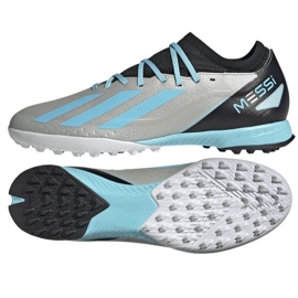 Adidas X Crazyfast Messi.3 Tf M IE4074 football shoes silver Adidas X Crazyfast Messi.3 Tf M IE4074 football shoes silver