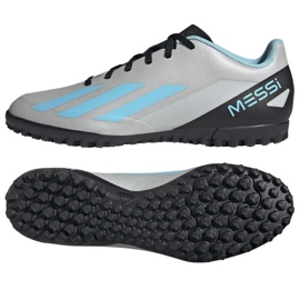 Adidas X Crazyfast Messi.4 Tf M IE4069 football shoes grey shades of gray