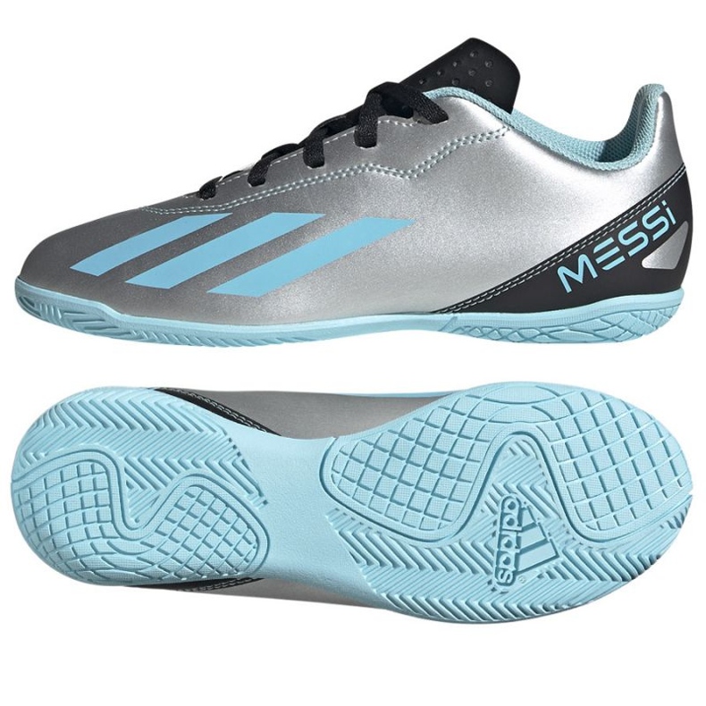 Adidas X Crazyfast Messi.4 In Jr IE4070 football shoes shades of grey