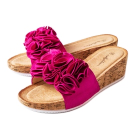 Pink wedge sandals from Estella