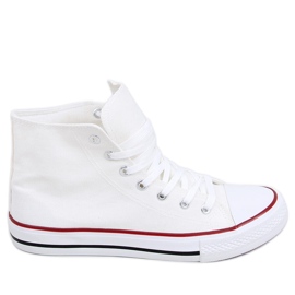 Canvas sneakers Jude White ankle