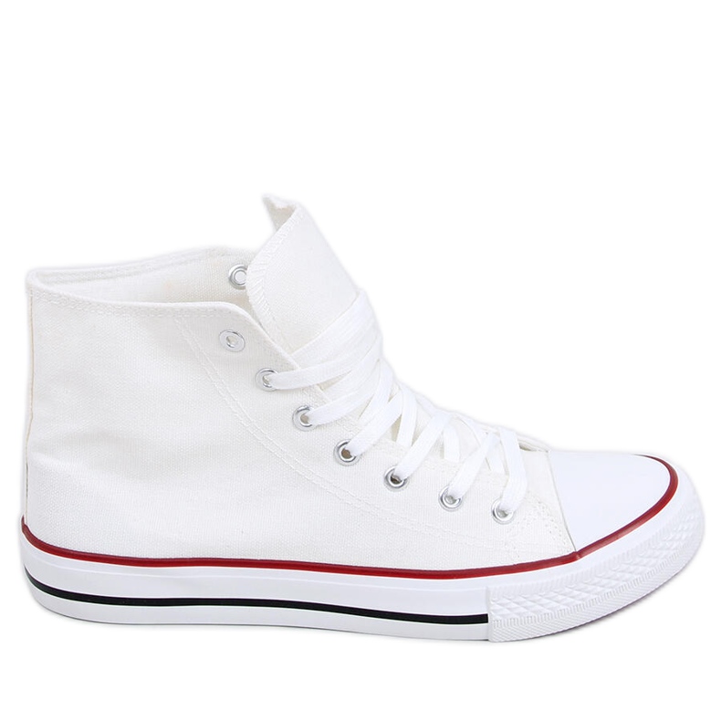 Canvas sneakers Jude White ankle