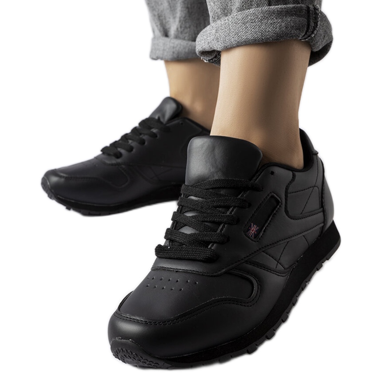 Poulsen classic black sneakers Poulsen classic black sneakers