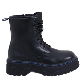 Boots on the platform Hamel BLACK/BLUE