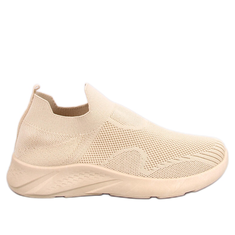 Goff Beige sock sports shoes
