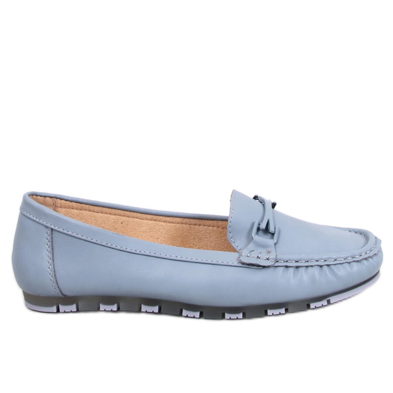 Classic loafers with a leather insole Debell Blue