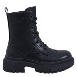 Aubert Black lace-up boots Aubert Black lace-up boots