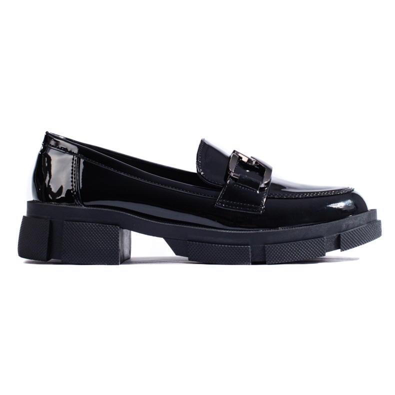 Women's black patent Shelovet shoes