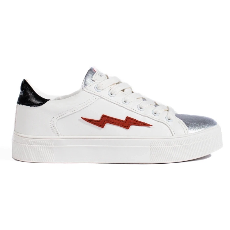 Shelovet women's white sneakers