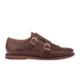 Marco Shoes Genuine leather monks brown Marco Shoes Genuine leather monks brown