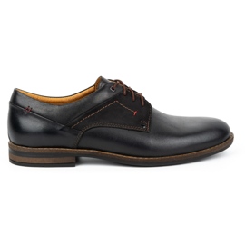 Kampol Men's shoes casual elegant leather 333KAM black Kampol Men's shoes casual elegant leather 333KAM black