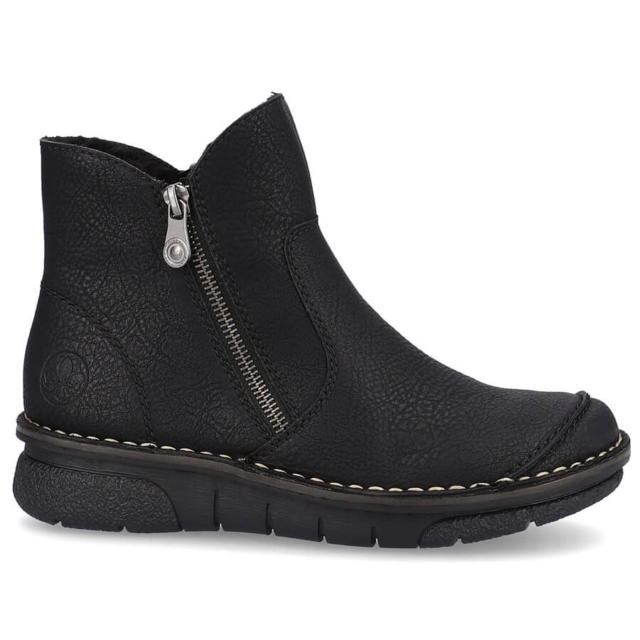 Rieker Boots Schwarz Rieker Stiefelette Black Comforto By Rieker