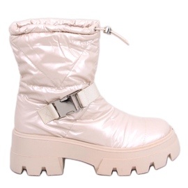 Bisset Beige nylon boots