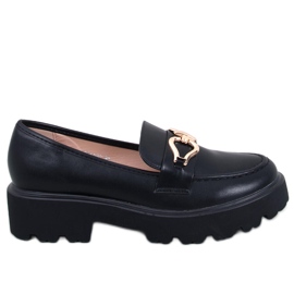Moccasins with a buckle from Zandra Black Moccasins with a buckle from Zandra Black