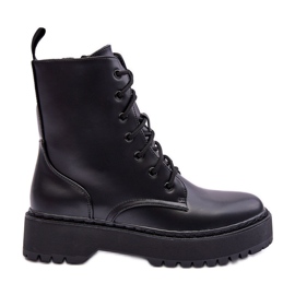 FB2 Leather Worker Boots Black Teflorna FB2 Leather Worker Boots Black Teflorna