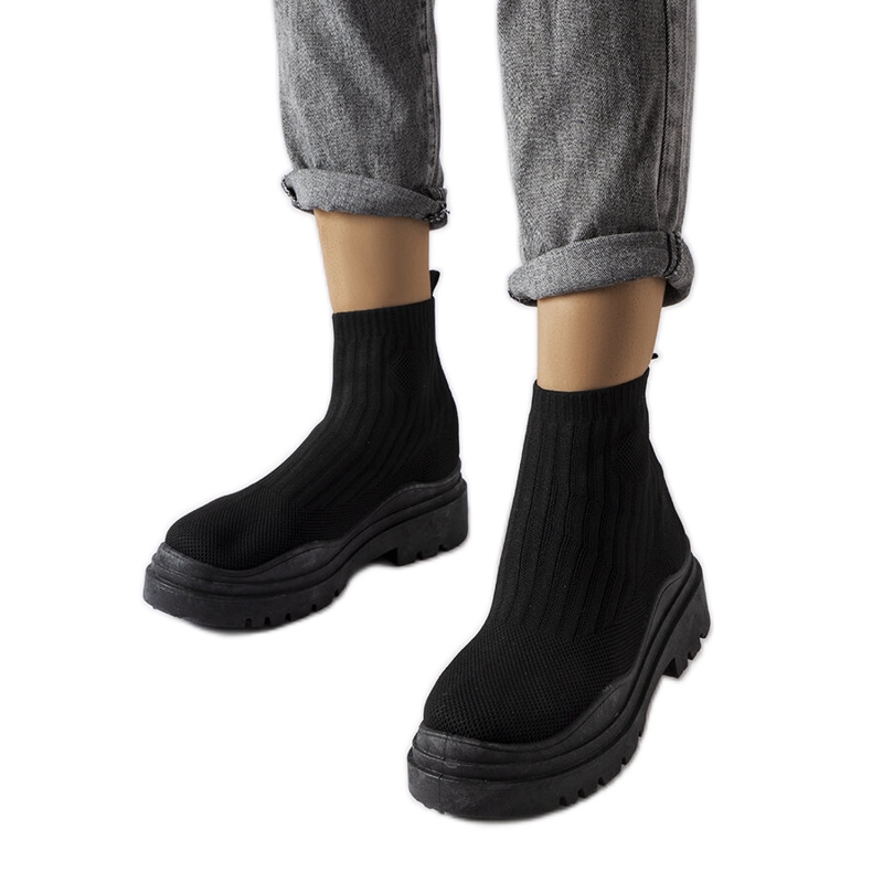 Marks black high top sneakers