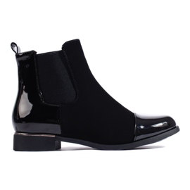 Women's black Shelovet flat boots Women's black Shelovet flat boots