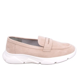 Moccasins with sport soles from Hicks Beige
