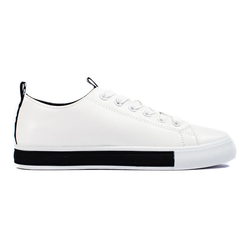 Shelovet white classic sports shoes