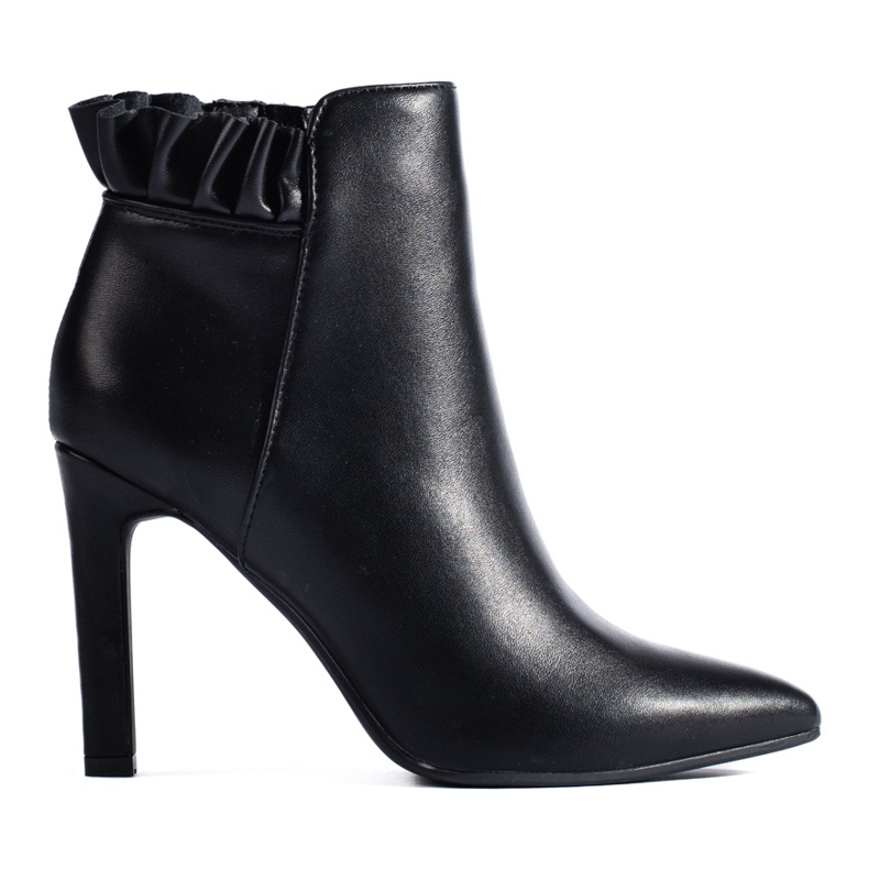 Black Shelovet women's high heel boots