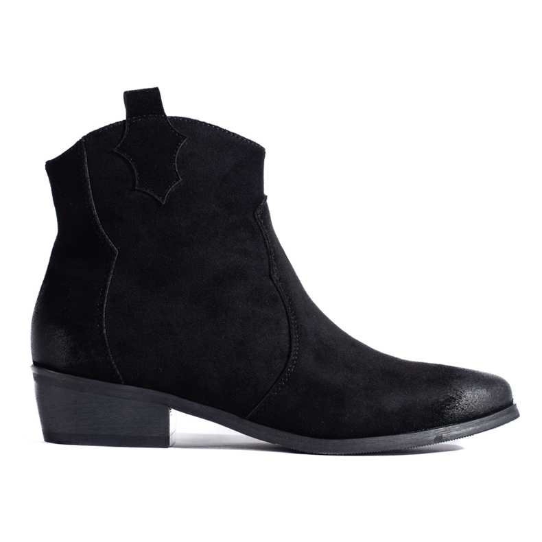 W. Potocki Women's black cowboy boots Potocki suede W. Potocki Women's black cowboy boots Potocki suede