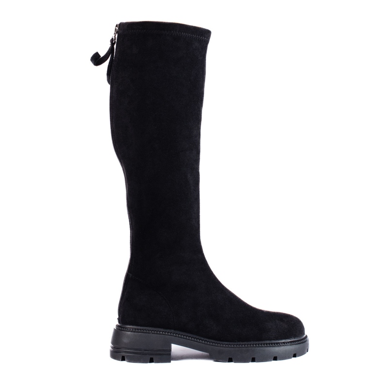 Shelovet black suede boots