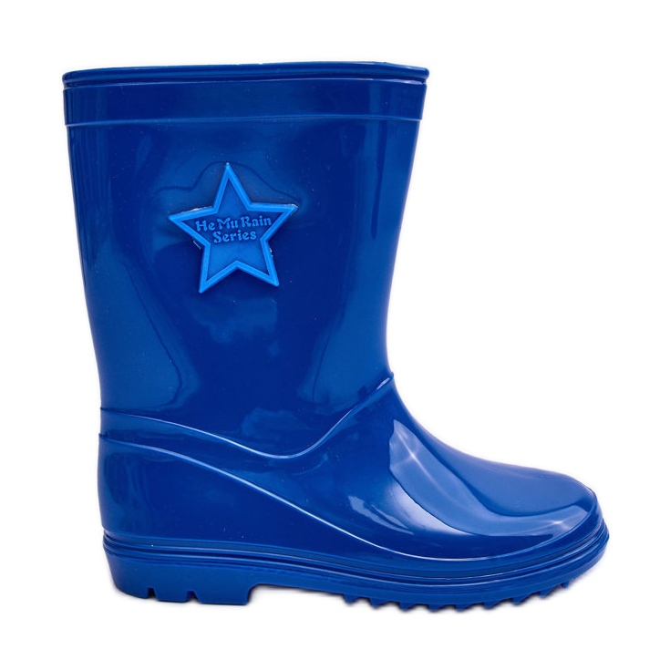 PG3 Children's Rubber Wellington Boots Blue Malvi